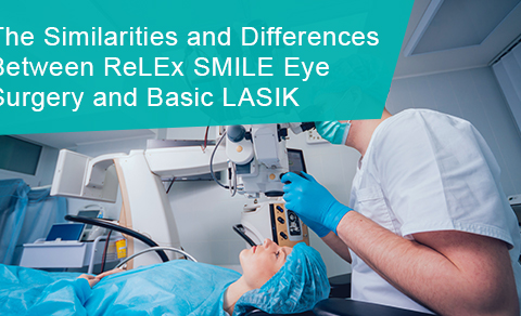 The similarities and differences between ReLEx SMILE eye surgery and basic LASIK
