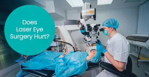 Does laser eye surgery hurt?